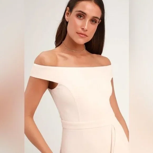 Lulu’s Ruffled Off-the-Shoulder Maxi Dress - Picture 4 of 4